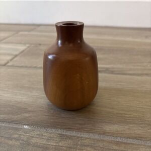 Wooden Bud Vase‎ Cherrywood 4.25"